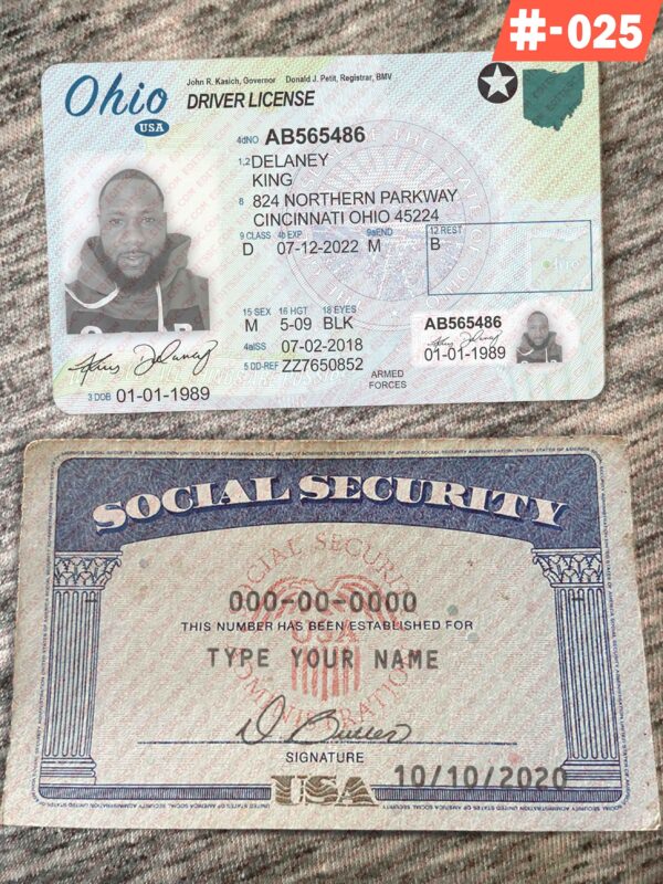 Drivers License and SSN PSD