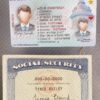 SSN Card and Drivers License Template