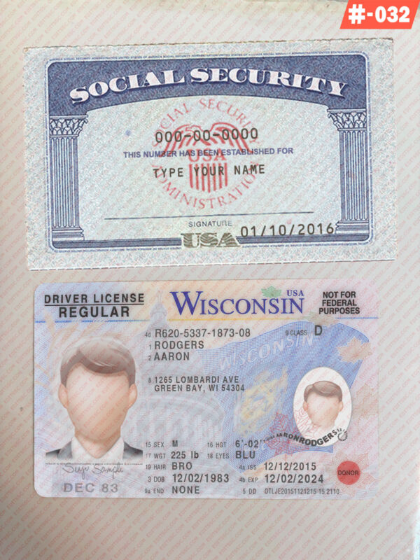 Editable Drivers License and SSN Card PSD