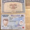 Editable Driver License and SSN Template