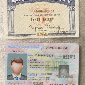 SSN Card and ID Card Template