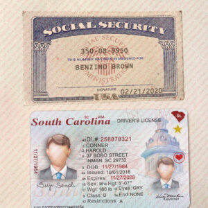 Editable Drivers License and SSN Card