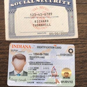 Social Security Card and ID Card Template PSD