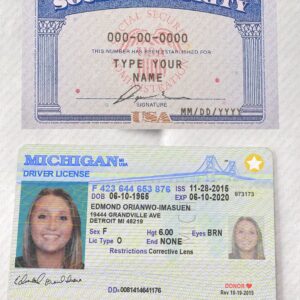 Social Security Card and ID Card