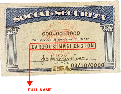 Blank Social Security Template – Easy to Edit (2026 Edition)