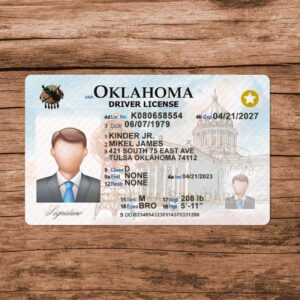 Oklahoma Driver License Template PSD | 2026
