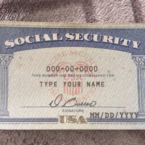 South Carolina Social Security Card Template