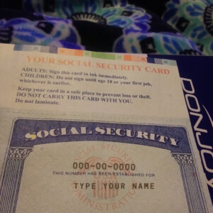 Michigan Social Security Card Template