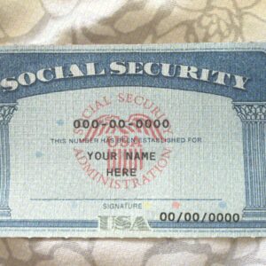 Editable Social Security PDF