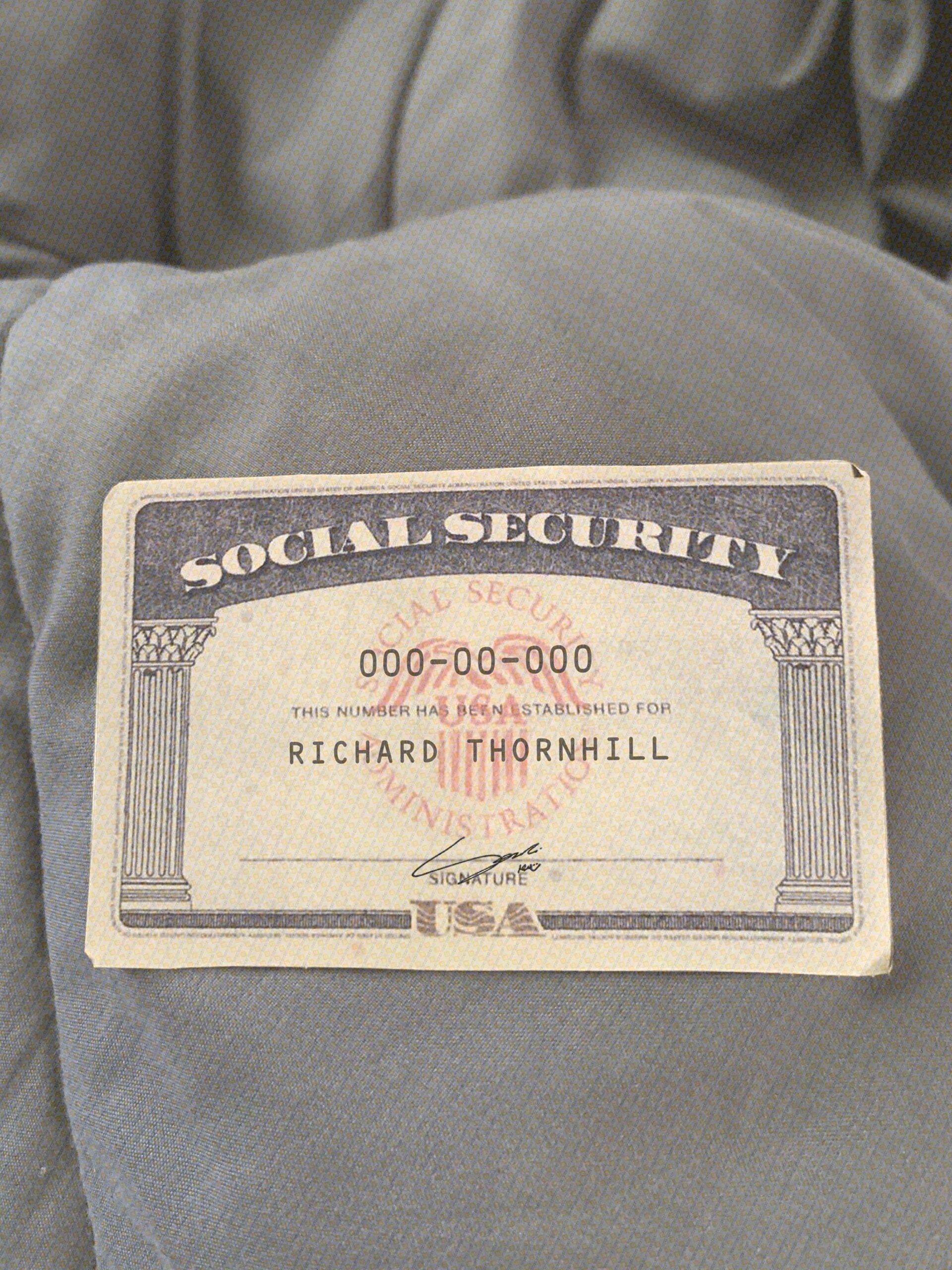 USA Social Security Card 2025