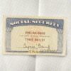 For Work Social Security Card Template