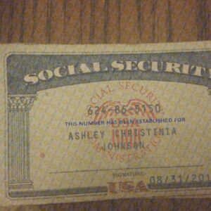 Blank Social Security Card PDF