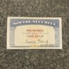 Washington Social Security Card Template