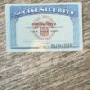 Arizona Social Security Card Template