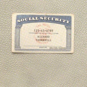 Mississippi Social Security Card Template