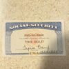 Free Download Social Security Card Template On The Table