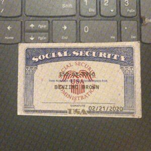 SSN Card Template