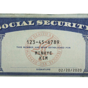 USA Digital Social Security Template PSD