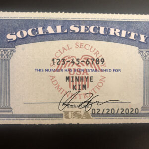 Make A New Social Security Card Template