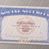 Social Security Card Template Back Side