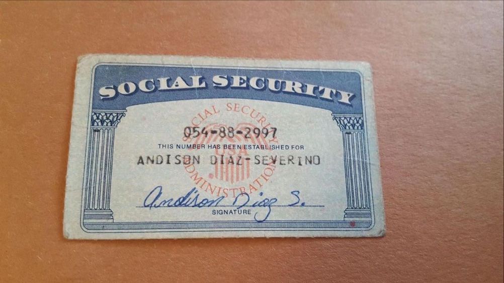 Social Security Card Template Front And Back PSD
