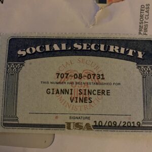 California Social Security Card