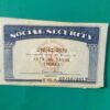 Colorado Social Security Card Template