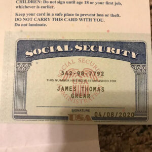 Florida Social Security Card