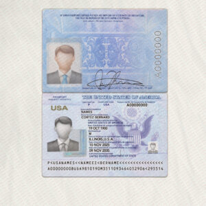 USA New editable Passport Template PSD